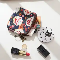 小銭入れ女性小銭入れ女性用小銭入れ学生用財布日本と韓国のレトロでコンパクトな超薄型かわいい収納袋