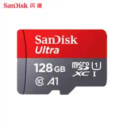SanDiskメモリ128gカードドライビングレコーダーtfモニタリングmicrosdカード128g携帯電話メモリカードスイッチストレージ漫画128g高速class10で10年間お楽しみいただけます。修理せずに交換するだけです