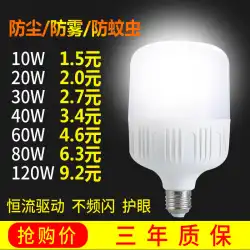 超高輝度LED電球家庭用E27ネジ口高出力防水省エネランプ電球ランプ屋内植物照明150w