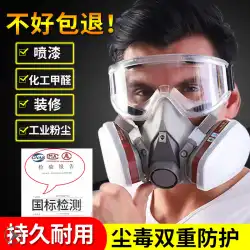 防毒マスク、スプレーペイント、化学防塵保護フェイスマスク、フルフェイスマスク、特殊呼吸マスク、フルフェイススプレー農薬および有毒ガス