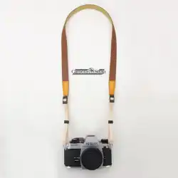 Shetuデニムナローカメラストラップ減圧マイクロシングルカメラショルダーストラップポラロイドカメラストラップレトロSLRストラップ