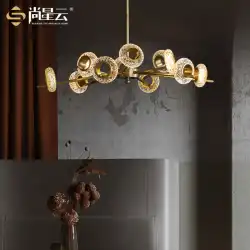 真鍮[ブレスレット]シャンデリアリビングルームランプモダンライトラグジュアリーシャンデリア北欧レストランランプ寝室クリスタルランプ