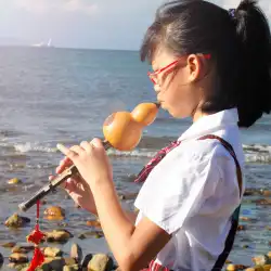 雲南ひょうたん楽器初心者BフラットCキー小学校生徒Zizhuプロ演奏子供ひょうたん楽器