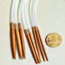 送料無料超短23CM円形針子供用スリーブソックス手作り編み針ループ針竹針かぎ針編みスティック針