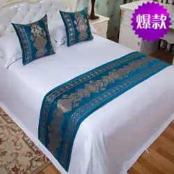 ベッドフラッグベッドタオル高級高級ホテルホテル寝具家庭用ベッド＆ブレックファーストヨーロピアンスタイルのシンプルで軽い高級ベッドカバークッション