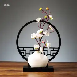 新しい中国風のテレビキャビネット鹿の装飾品風禅リビングルームワインキャビネットコーヒーテーブルポーチ家の装飾