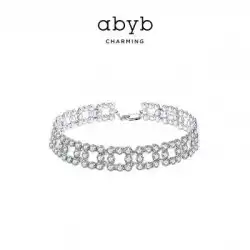 abybチャーミングなネックレス女性のデザインセンスダイヤモンドネックレスより良い私たちのハイエンドの軽い豪華な鎖骨チェーン