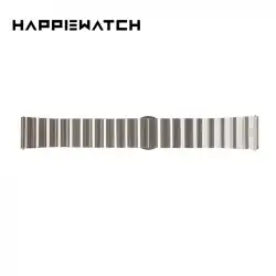 HappieWatchシルバーメタルストラップモダンミニマリストユニセックスステンレススチールウォッチリストバンド270mm