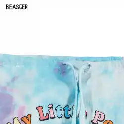 BEASTER x My LittlePonyジョイントバックパックタイドタイダイポニープリントタイドブランド大容量バッグ