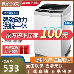 Rongshida 4.5 / 8 / 10kg小型ミニ全自動洗濯機家庭用溶出統合レンタル大容量