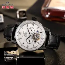 カモメ時計メンズベルト時計ファッション多機能中空防水メンズ時計自動機械式時計219.328