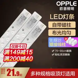 OpLED天井ランプ芯リビングルームランプ交換用ランプストリップランプボードランプパネルランプチューブ変換シングルランプランプランプビーズ付き