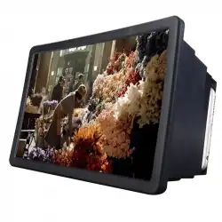 携帯電話3D拡大鏡f2目の保護伸縮式携帯電話スクリーンアンプ第2世代3DビデオHDズーム