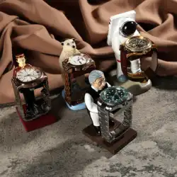 時計スタンドクリエイティブ宇宙飛行士時計スタンド古い家政婦ディスプレイスタンドブラケット装飾品ジュエリー収納ラック