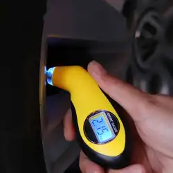 車のデジタル表示タイヤ圧ゲージタイヤ圧ベルトインフレーション高精度電子圧力検出ゲージタイヤ圧ゲージモニター