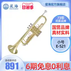 興海トランペット楽器XT-120B-ダウントランペット学生プロ演奏初心者一般金管楽器ブランド楽器