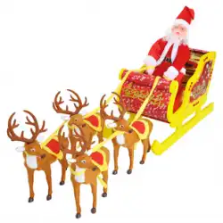 クリスマス鹿カートパッケージクリスマス鹿大クリスマスシーンアレンジメントクリスマスデコレーションサンタ鹿
