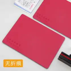 アジアレターシールパッドシールパッド大きくて柔らかい厚く四角い丸いゴムパッド赤いパッド金融事務用品セット