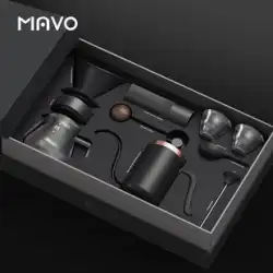 MAVO手作りコーヒーポットセットギフトボックスコーヒー手作りポットグラインダー共有ポットフィルターカップギフトのフルセット