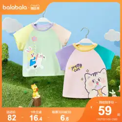 バラバラ子供服女の子Tシャツ子供半袖夏服2022新しい吸湿速乾性子供用ベビートップ