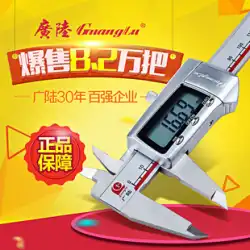 Guanglu測定ツール0-150-200-300mm電子デジタルノギスステンレス鋼ノギス高精度ミニ