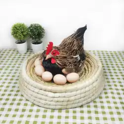 シミュレーション鶏の装飾品動物の剥製モデル産卵鶏スーパー メイヘン ライブ ルーム装飾幸運工芸品