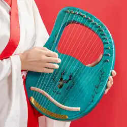 Cega16 弦竪琴 小さなハープ Konghou 初心者用 小さな竪琴 小さな楽器 ポータブルで学びやすい