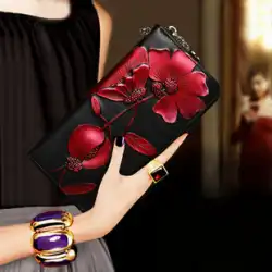 レディース財布女性 2022 新韓国語版ファッション人格レザークリップ気質長財布オールマッチ小さなハンドバッグ