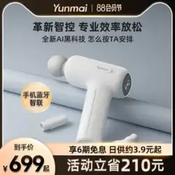 Yunmai PB2 スマート筋膜銃深い筋肉マッサージ リラクサー高周波振動プロフェッショナル電動ネック膜銃