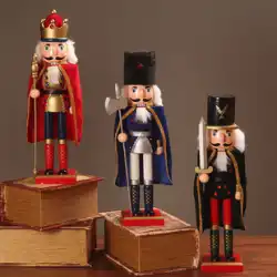 北欧レトロくるみ割り人形兵士クリエイティブキャラクターホームデスクトップ装飾ソフト装飾装飾ギフト