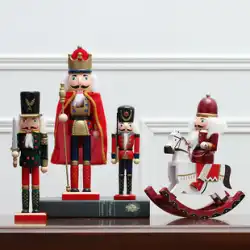 クリエイティブくるみ割り人形兵士人形小物子供部屋の寝室の装飾ホームリビングルームのデスクトップの装飾