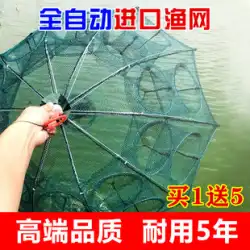 釣りかごは傘に出入りしてザリガニ網を捕まえることしかできません。