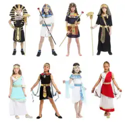 6月1日の子供服、エジプト、ギリシャ、男の子、女の子、女の子、アテナ、王子と王女、ファラオの衣装