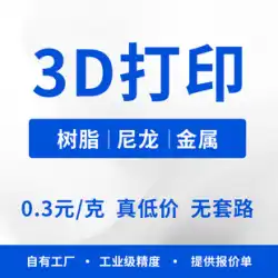 3Dプリント サービスモデル カスタムレジン SLAナイロン MJF 光硬化プルーフ 工業用高精度フィギュア