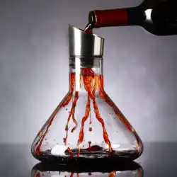 ウォーターフォールスタイルの高速赤ワインデカンタ家庭用ワインジャグヨーロピアンスタイルのクリエイティブクリスタルガラスフィルターワインディスペンサー