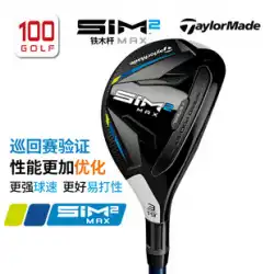 テーラーメイド TaylorMade ゴルフクラブ メンズ 新品 SIM2 MAX アイアンウッド 長距離 高耐障害性
