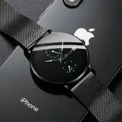 メンズ腕時計ブランド本物のスイス高校生腕時計男性学生ティーントレンドトップテン防水機械式時計