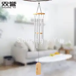 Shuangyu 金属 5 パイプ風鈴日本の農村アルミパイプ風鈴バルコニー吊りドア装飾ステップバイステップ