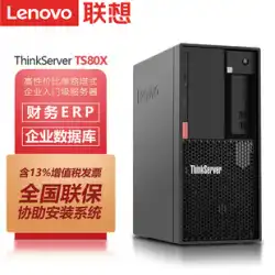 Lenovo サーバー ホスト ThinkServer TS80X E-2224G Xeon クアッドコア タワー Kingdee UF ERP 財務データベース バックアップ ストレージ ホーム デスクトップ コンピューター ホスト