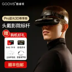 (近視調整) GOOVIS Core Vision Pro ヘッドマウント シアター 非 VR オールインワン スマートグラス Blu-ray 3D ロスレス HD ビデオ グラス 4K ポータブル 3D ヘッドマウント ディスプレイ