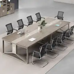 オフィス家具 会議室 会議テーブル ロングテーブル 小さなミニマリスト モダン トレーニングテーブル 交渉テーブル オフィスデスクと椅子の組み合わせ