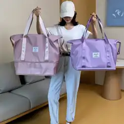 折りたたみ式トラベルバッグ 女性用 短距離用 ポータブル 大容量 フィットネスバッグ 軽量 すぐに生産できる収納 旅行用荷物バッグ