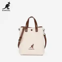 KANGOL 公式本物のミルクサシェ女性 2022 新しいポータブルファッションオールマッチメッセンジャーショッピングバッグ小さなトートバッグ