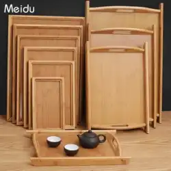 竹製トレー 日本製 ティートレー シンプル 長方形 小さい 大きい 木製 耳皿 ティーテーブル アクセサリー カンフー ティーセット