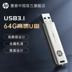 HP 64g 高速Uディスク 128G 大容量 オプション 3.1メタルUディスク 車用 純正 パソコン カスタムUディスク