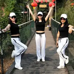 Jiongyan スクエア ダンス パンツ女性の夏の新しい速乾性ダンス スウェット パンツ ホワイト フィットネス パンツ服ダンス パンツ爆弾