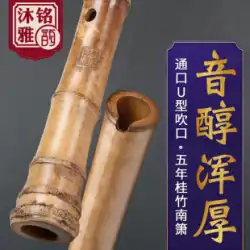 Guizhu Nanxiao は、プロが大きな頭のフルートを演奏します。