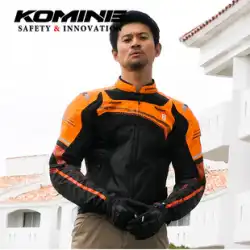 日本の KOMINE 春、夏、秋、男性と女性のオートバイ ライディング ジャケット、落下防止 3D メッシュ レーシング スーツ JK-130