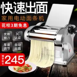 Baijie 製麺機家庭用電気自動小型多機能製麺機家族特殊ステンレス製麺機