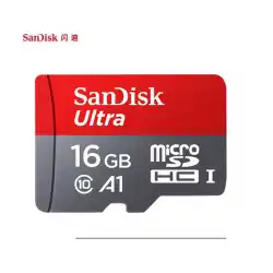 SanDisk 16GB TF (MicroSD) メモリーカード U1 C10A1 読み取り速度 100MB/s